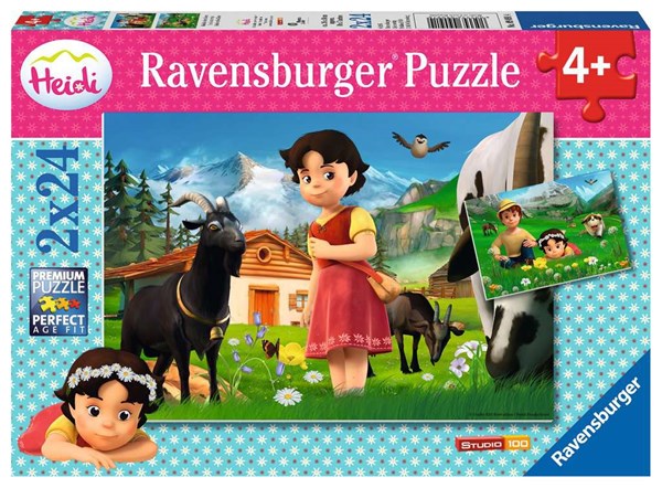 Ravensburger (09091) - "Heidi" - 24 brikker puslespil