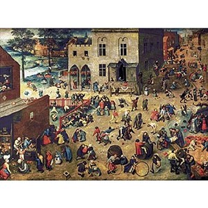 Puzzle Michele Wilson (A904-1200) - Pieter Brueghel the Elder: "Children's Games" - 1200 brikker puslespil