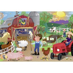 Ravensburger (05285) - Karen Rossi: "Farm Mania" - 24 brikker puslespil