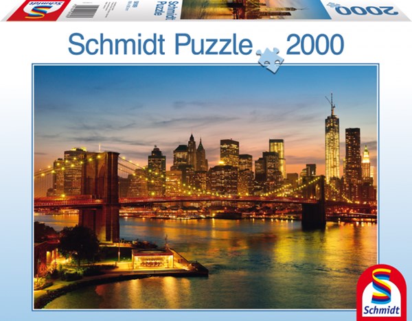 Schmidt Spiele (58189) - "New York" - 2000 brikker puslespil