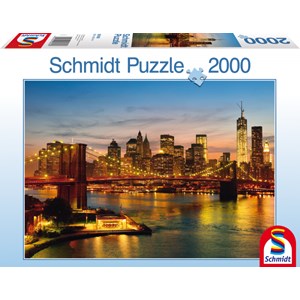 Schmidt Spiele (58189) - "New York" - 2000 brikker puslespil