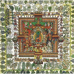 Puzzle Michele Wilson (A513-500) - "Tibetan Art, Medicine Mandala" - 500 brikker puslespil