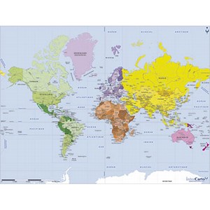 Puzzle Michele Wilson (W75-50) - "World Map" - 50 brikker puslespil