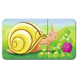 Ravensburger (07313) - "Garden Animals" - 2 brikker puslespil
