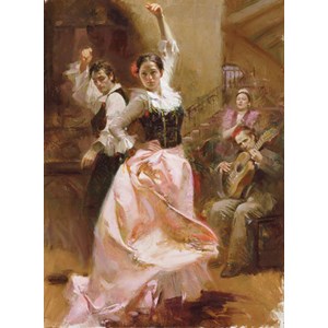 Art Puzzle (4600) - Pino Daeni: "Dancing in Barcelona" - 1500 brikker puslespil