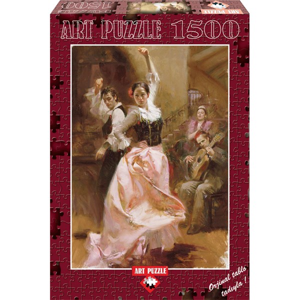 Art Puzzle (4600) - Pino Daeni: "Dancing in Barcelona" - 1500 brikker puslespil