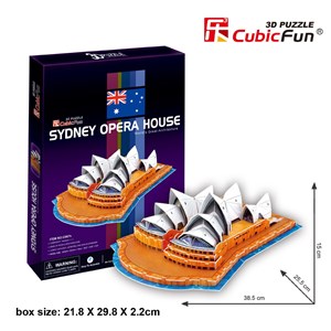 Cubic Fun (C067H) - "Sydney Opera House" - 58 brikker puslespil