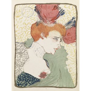Grafika (00173) - Henri de Toulouse-Lautrec: "Mademoiselle Marcelle Lender, 1895" - 2000 brikker puslespil