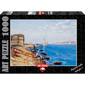 Art Puzzle (81067) - "Maiden's Tower, Istanbul" - 1000 brikker puslespil