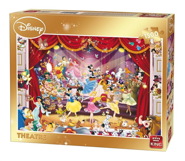 King International (05262) - "Disney, Theatre" - 1500 brikker puslespil