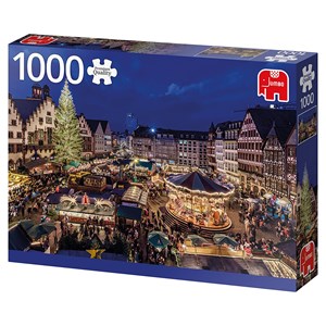 Jumbo (18553) - "Frankfurt Christmas Market, Germany" - 1000 brikker puslespil