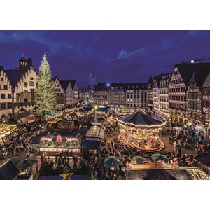Jumbo (18553) - "Frankfurt Christmas Market, Germany" - 1000 brikker puslespil