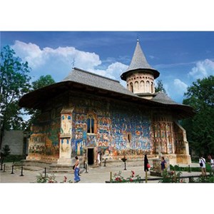 D-Toys (63038-MN02) - "Romania, Voronet Monastery" - 1000 brikker puslespil