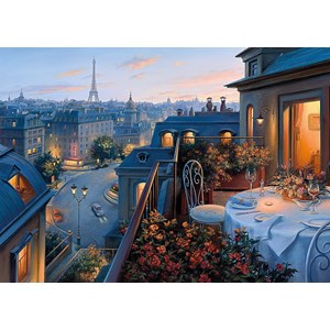 Gibsons (G6141) - Dominic Davison: "An Evening In Paris" - 1000 brikker puslespil
