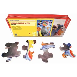 Puzzle Michele Wilson (W152-12) - Joan Miro: "Ladders Cross the Blue Sky in a Wheel of Fire" - 12 brikker puslespil