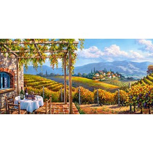 Castorland (C-400249) - "Vineyard Village" - 4000 brikker puslespil