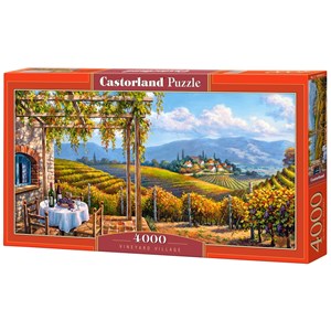 Castorland (C-400249) - "Vineyard Village" - 4000 brikker puslespil