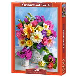 Castorland (C-151516) - "Flower Bouquet" - 1500 brikker puslespil