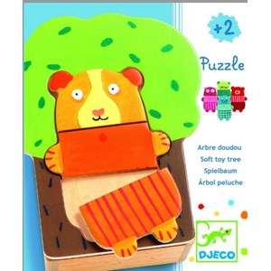 Djeco (01681) - "Cuddly Tree" - 15 brikker puslespil