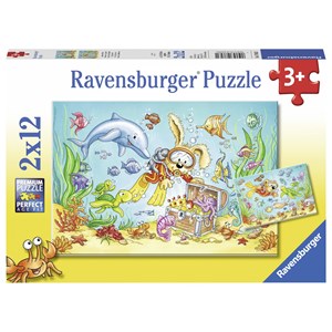 Ravensburger (07603) - "Diving" - 12 brikker puslespil