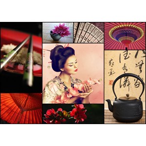 Grafika (01224) - "Japan" - 1000 brikker puslespil