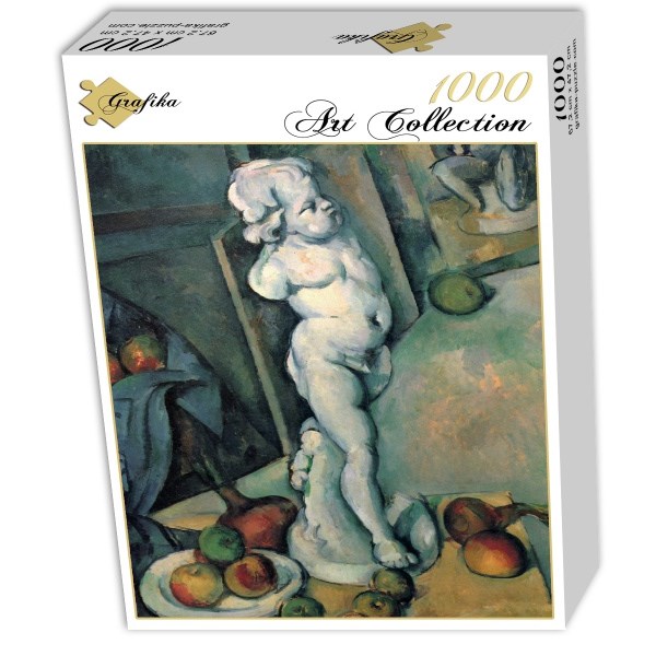 Grafika (01292) - Paul Cezanne: "Still Life with Plaster Cupid, 1895" - 1000 brikker puslespil