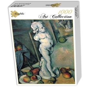 Grafika (01292) - Paul Cezanne: "Still Life with Plaster Cupid, 1895" - 1000 brikker puslespil