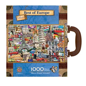 MasterPieces (71672) - "Best of Europe" - 1000 brikker puslespil