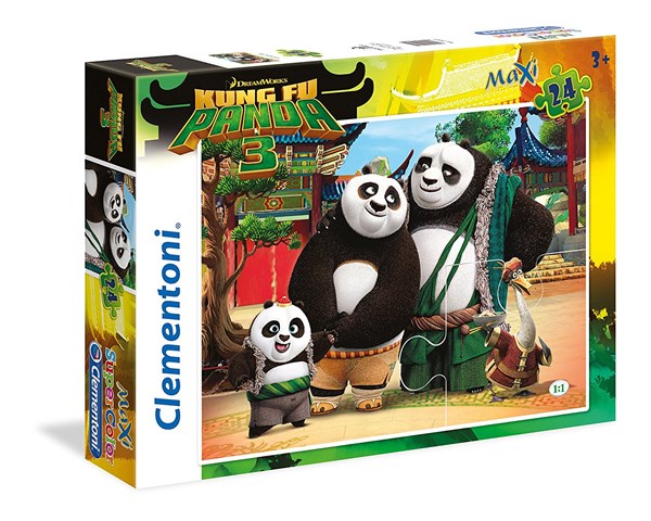 Clementoni (24475) - "Kung Fu Panda 3" - 24 brikker puslespil