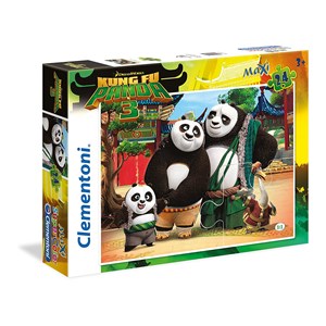 Clementoni (24475) - "Kung Fu Panda 3" - 24 brikker puslespil
