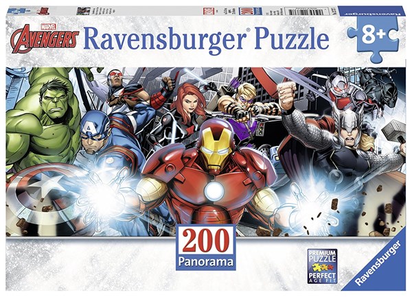 Ravensburger (12737) - "Marvel Avengers" - 200 brikker puslespil