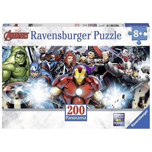 Ravensburger (12737) - "Marvel Avengers" - 200 brikker puslespil