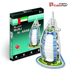 Cubic Fun (S3007H) - "Burj Al Arab" - 17 brikker puslespil