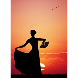 Grafika Kids (00389) - "Flamenco at Sunset" - 300 brikker puslespil