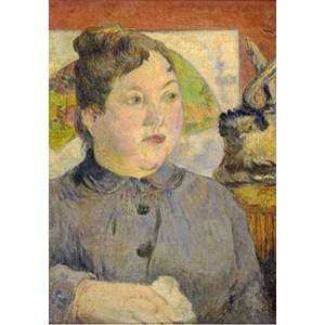 Grafika (01845) - Paul Gauguin: "Madame Alexandre Kohler, 1887-1888" - 1000 brikker puslespil