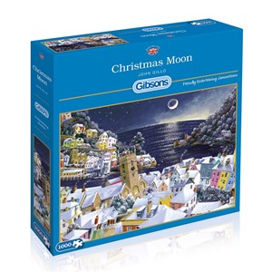 Gibsons (G6198) - John Gillo: "Christmas Moon" - 1000 brikker puslespil