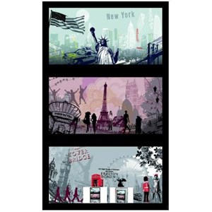 Ravensburger (16288) - "London, Paris, New York" - 500 brikker puslespil