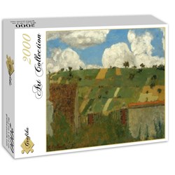 Grafika (01812) - Edouard Vuillard: "Landscape of the Ile-de-France, 1894" - 2000 brikker puslespil