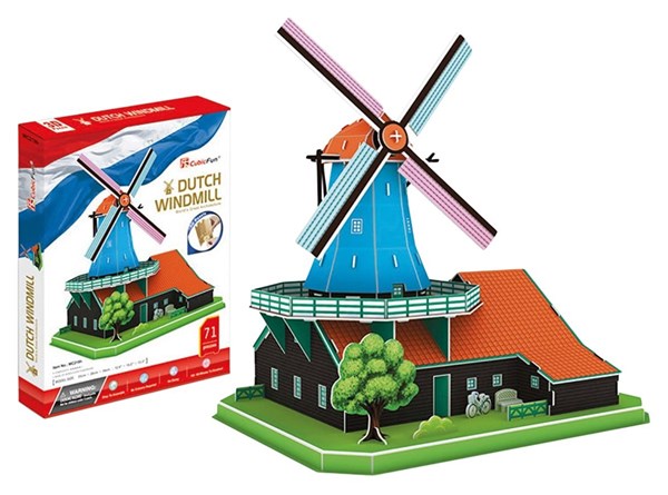 Cubic Fun (MC219h) - "Dutch Windmill" - 71 brikker puslespil