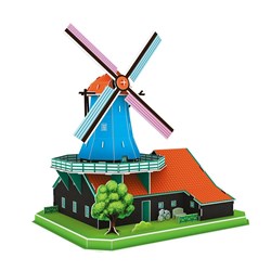 Cubic Fun (MC219h) - "Dutch Windmill" - 71 brikker puslespil