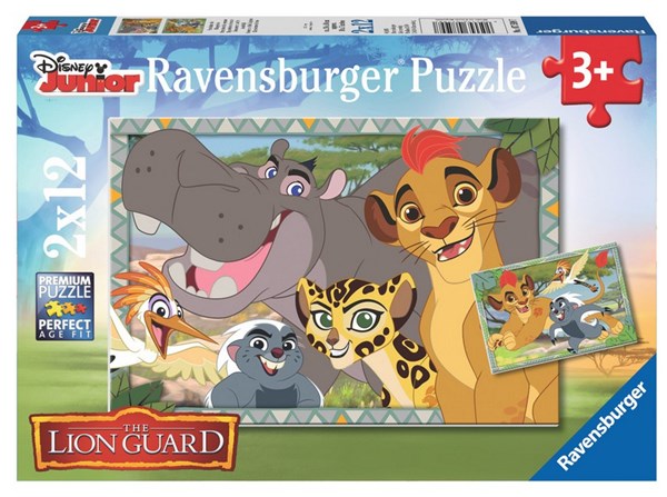 Ravensburger (07599) - "The Lion Guard" - 12 brikker puslespil