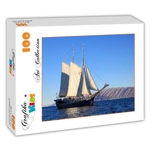 Grafika Kids (00609) - "Sailing Ship" - 100 brikker puslespil