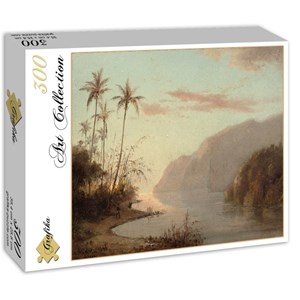Grafika (02017) - Camille Pissarro: "Creek in St. Thomas, Virgin Islands, 1856" - 300 brikker puslespil