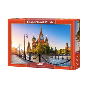 Castorland (B-52714) - "Saint Basil's Cathedral, Moscow" - 500 brikker puslespil