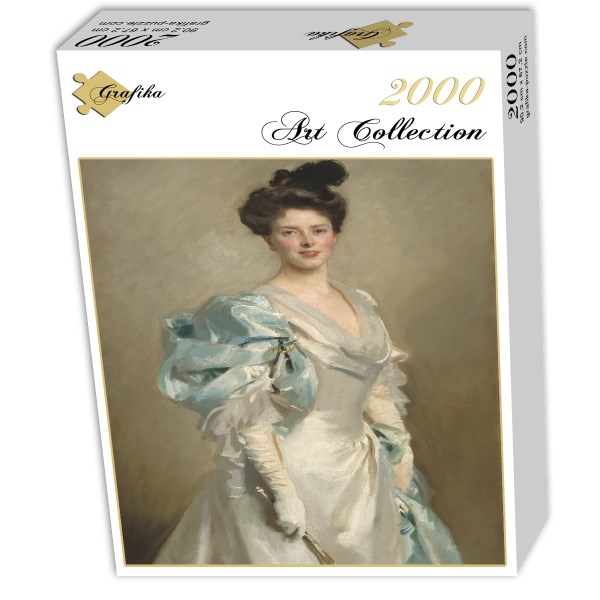 Grafika (02060) - John Singer Sargent: "Mary Crowninshield Endicott Chamberlain, 1902" - 2000 brikker puslespil