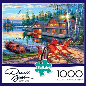 Buffalo Games (11241) - Darrell Bush: "Loon Lake" - 1000 brikker puslespil