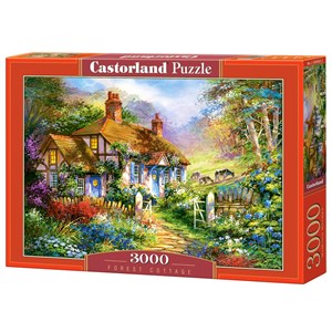 Castorland (C-300402) - "Forest Cottage" - 3000 brikker puslespil