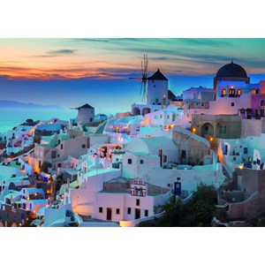 Ravensburger (19611) - "Santorini" - 1000 brikker puslespil