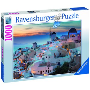 Ravensburger (19611) - "Santorini" - 1000 brikker puslespil
