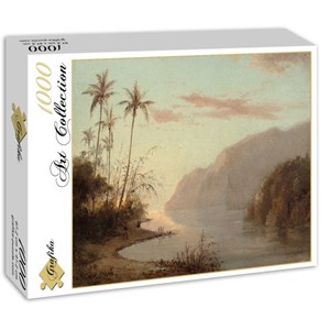 Grafika (02016) - Camille Pissarro: "Creek in St. Thomas, Virgin Islands, 1856" - 1000 brikker puslespil